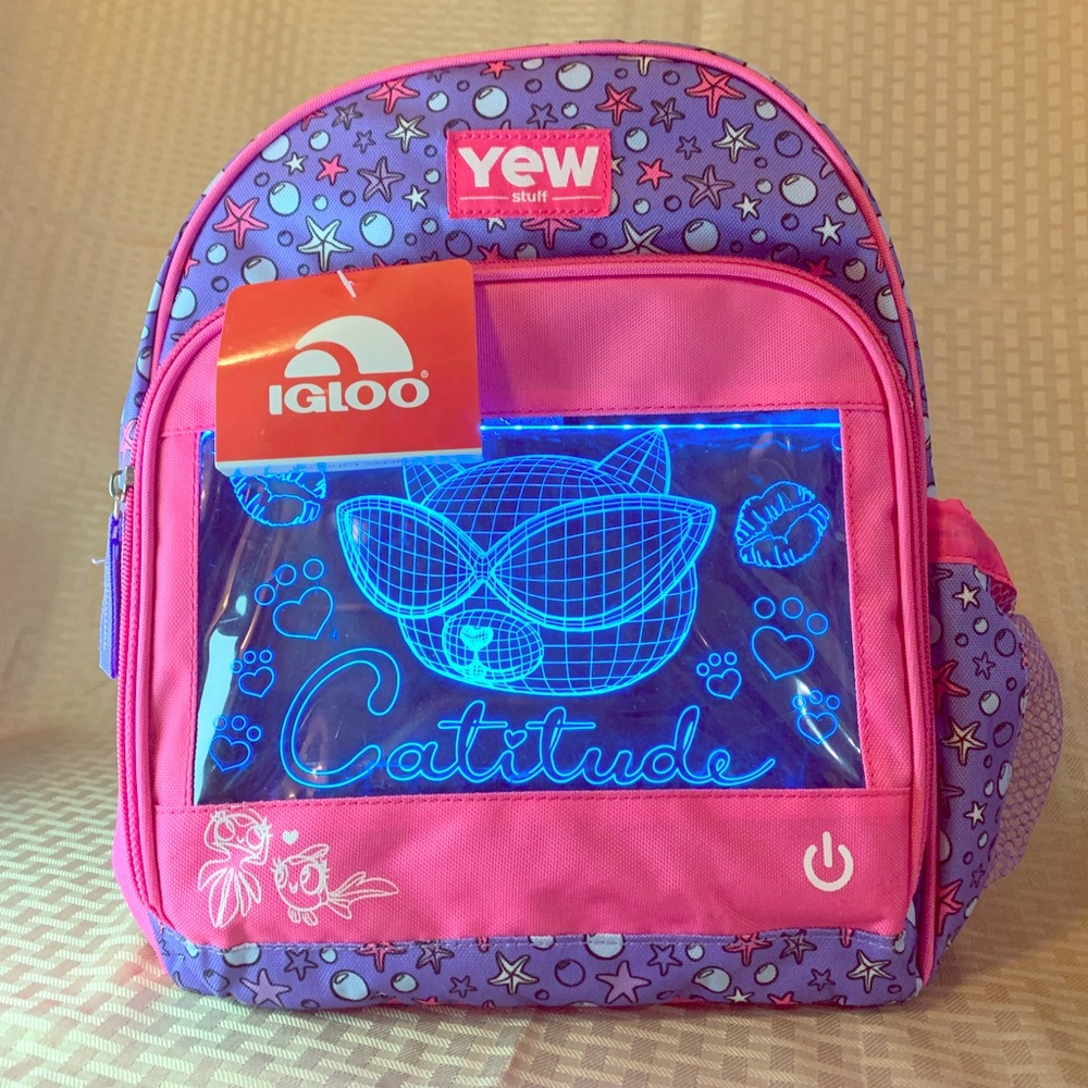 Igloo YEW Stuff Light Up Kids Sizes Backpack